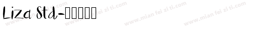 Liza Std字体转换